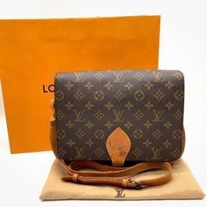 Louis Vuitton Cartouchiere GM Monogram Crossbody Bag M51252 Authentic